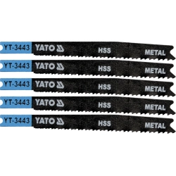 Brzeszczot do wyrzynarki typ u, 21-16 tpi, do metalu, 5 szt YT-3443 YATO