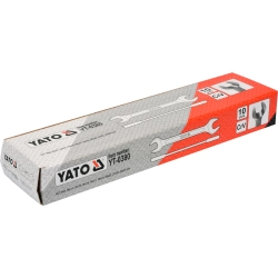 Klucze płaskie z polerowaną główką kpl 6-27 mm, 10 cz. YT-0380 YATO