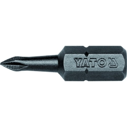 Końcówki wkrętakowe 1/4''x25 mm, ph0, 50 szt YT-7806 YATO