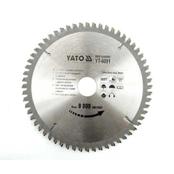Piła tarczowa do aluminium 200x30x60 mm YT-6091 YATO