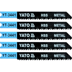 Brzeszczot do wyrzynarki typ u, 12 tpi, do metalu, 5 szt YT-3441 YATO