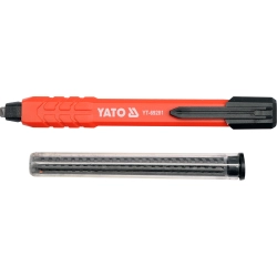 Ołówek stolarski murarski automatyczny plus 6 grafitowych wkładów YT-69281 YATO