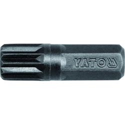 Końcówki wkrętakowe, udarowe 8x30 mm, spline m10, 20 szt YT-7932 YATO