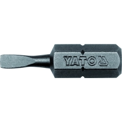 Końcówki wkrętakowe 1/4''x25 mm, s3 mm, 50 szt YT-7800 YATO