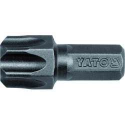 Końcówki wkrętakowe, udarowe 8x30 mm, torx security t60, 20 szt YT-7918 YATO