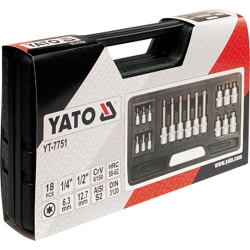 Zestaw kluczy trzpieniowych torx 18 cz YT-7751 YATO