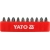 Końcówki wkrętakowe pz2x25 mm, kpl. 10 szt. YT-0471 YATO